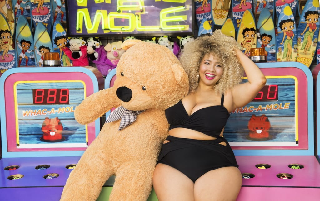 Roller Coaster Black Underwire Bikini