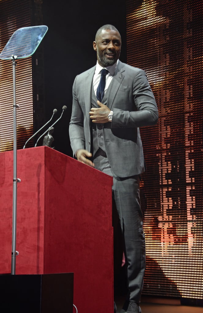 Idris Elba and Family at the Evening Standard Awards