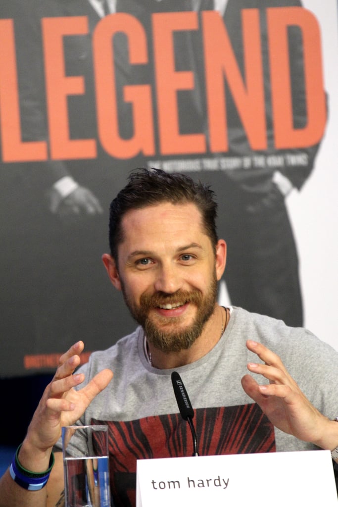 Tom Hardy Smiling Pictures Popsugar Celebrity Photo 29 