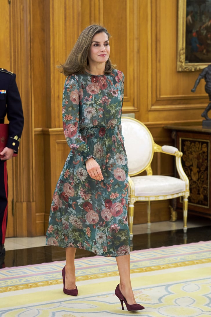 queen letizia zara dress