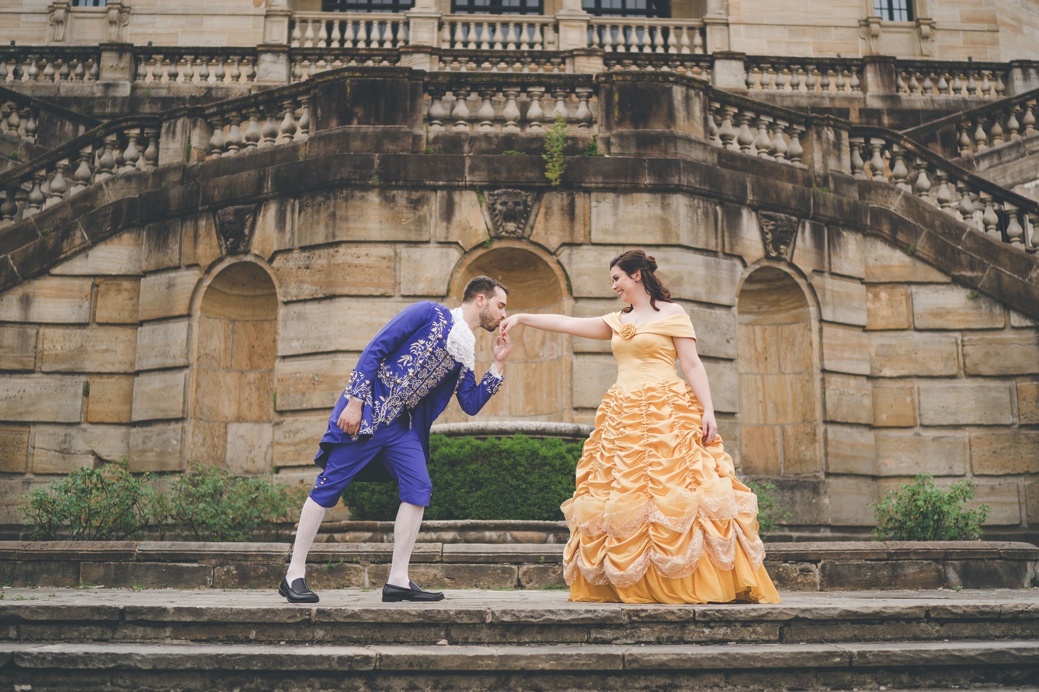 Beauty and the on sale beast inspired wedding dress