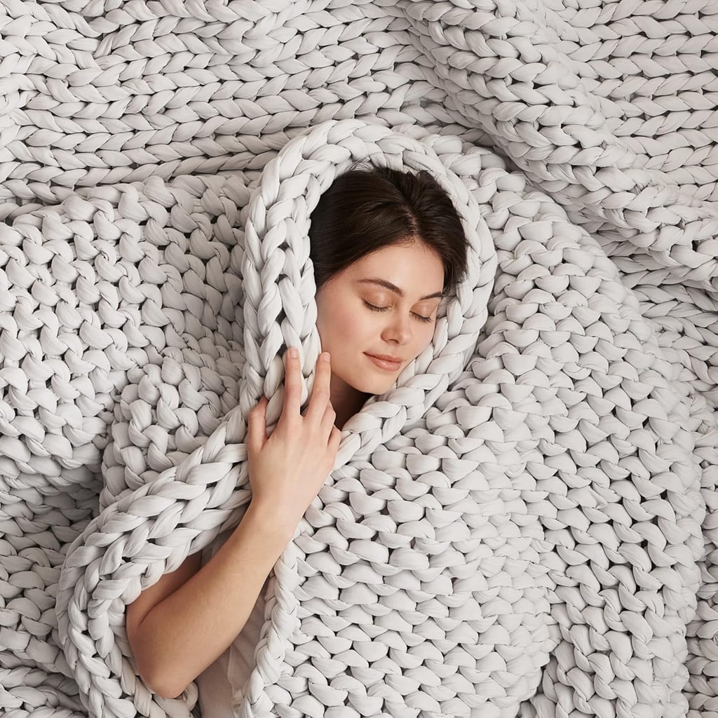 Bearaby Napper Organic Hand-Knit Weighted Blanket