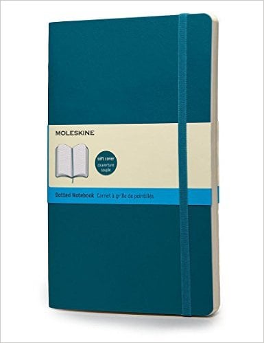 Moleskine Classic Colored Notebook, Extra Large, Dotted