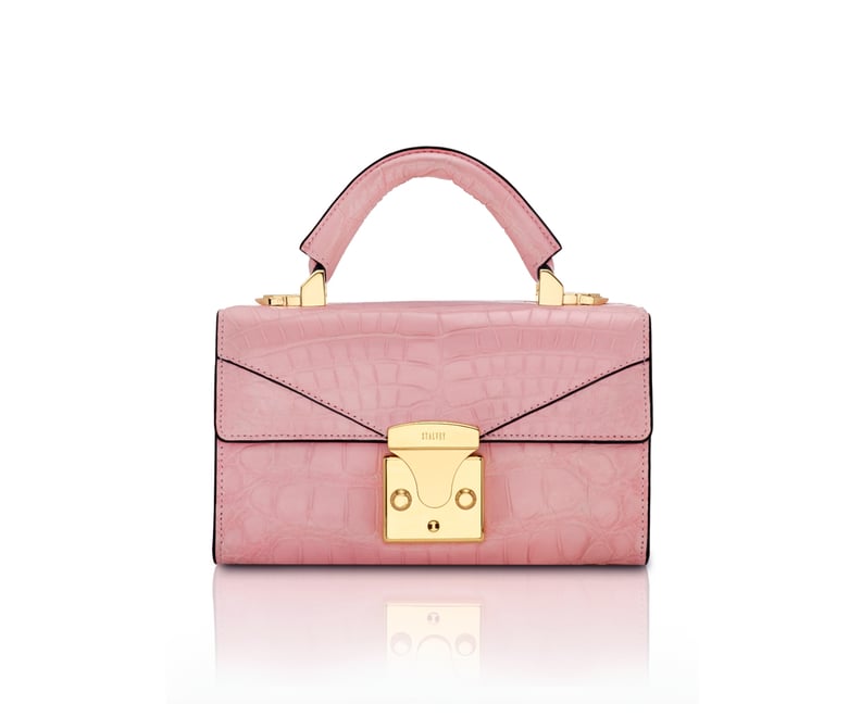 Stalvey Top Handle 2.0 Millennial Pink Alligator Mini Handbag