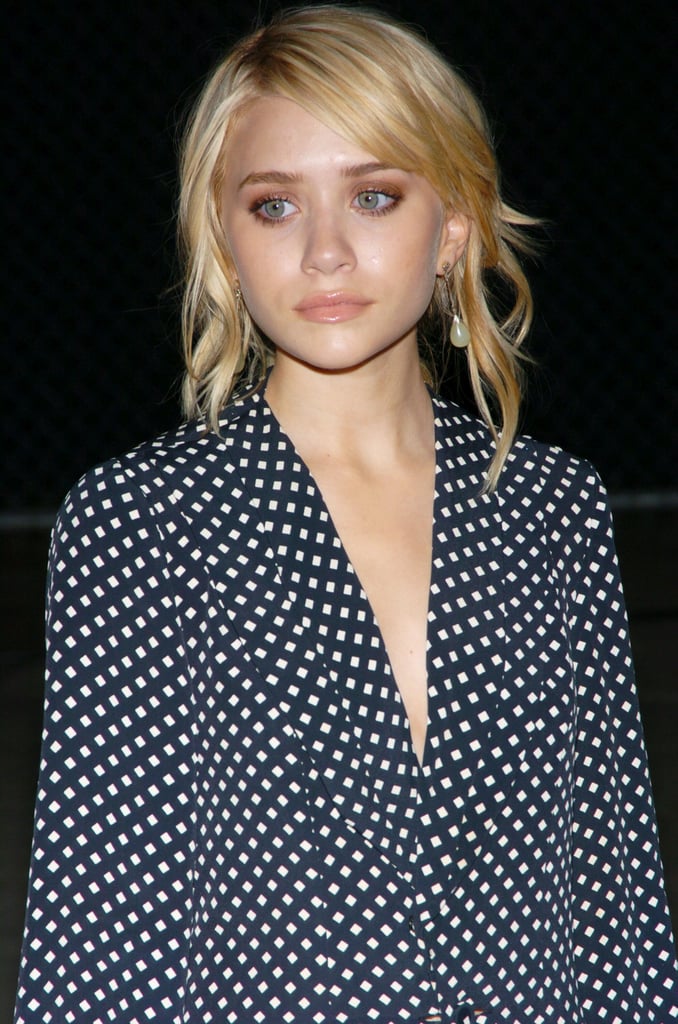 Ashley Olsen's Polka-Dot Blouse and Silk Trousers in 2004