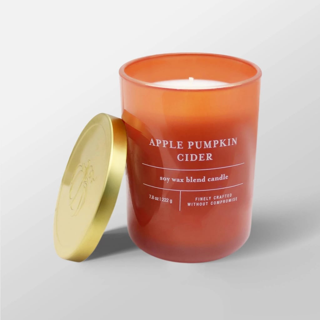 Apple Pumpkin Cider Glass Jar Candle
