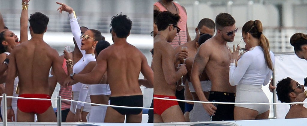 Jennifer Lopez Filming With Shirtless Men in Miami