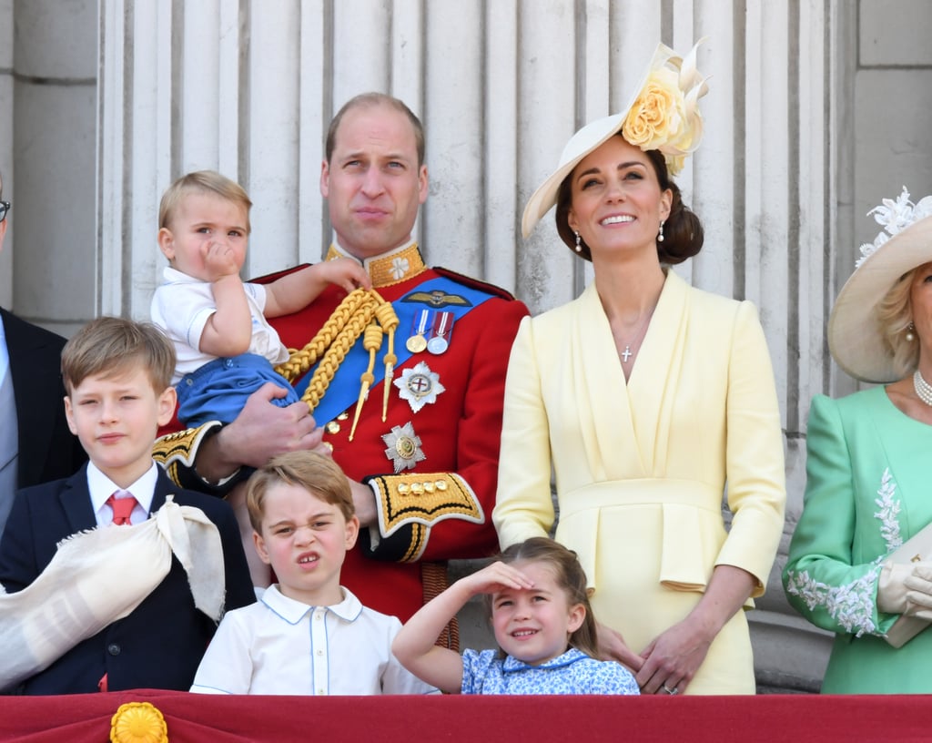 Prince Louis Sucking His Thumb At Trooping the Colour 2019