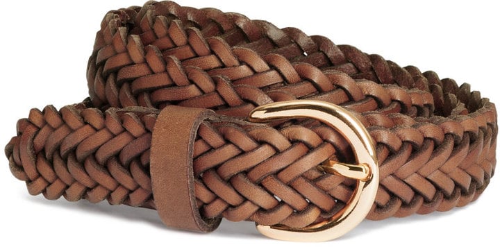 H&M Braided Leather Belt ($25)