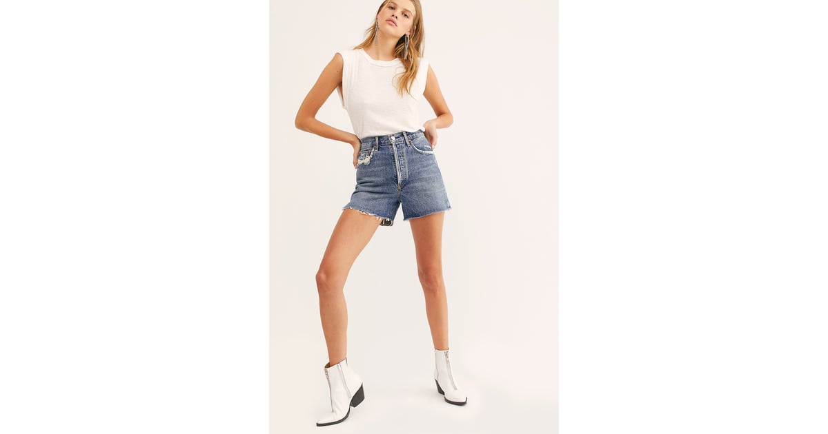 Agolde Dee Ultra High-Rise Shorts | Best Denim Shorts For Women 2020 | POPSUGAR Fashion Photo 8