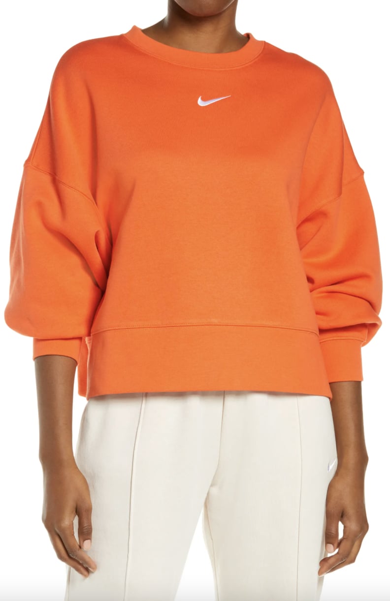 A Soft and Fuzzy Top: Nike Sportswear Essential Oversize Sweatshirt