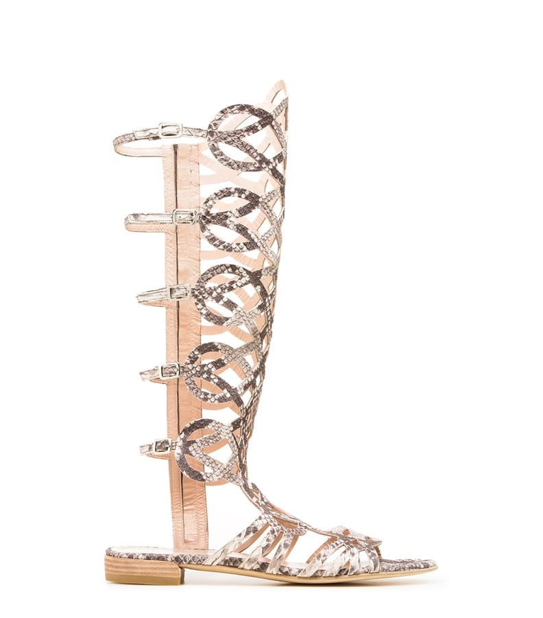 Stuart Weitzman Knee-High Gladiator Sandals