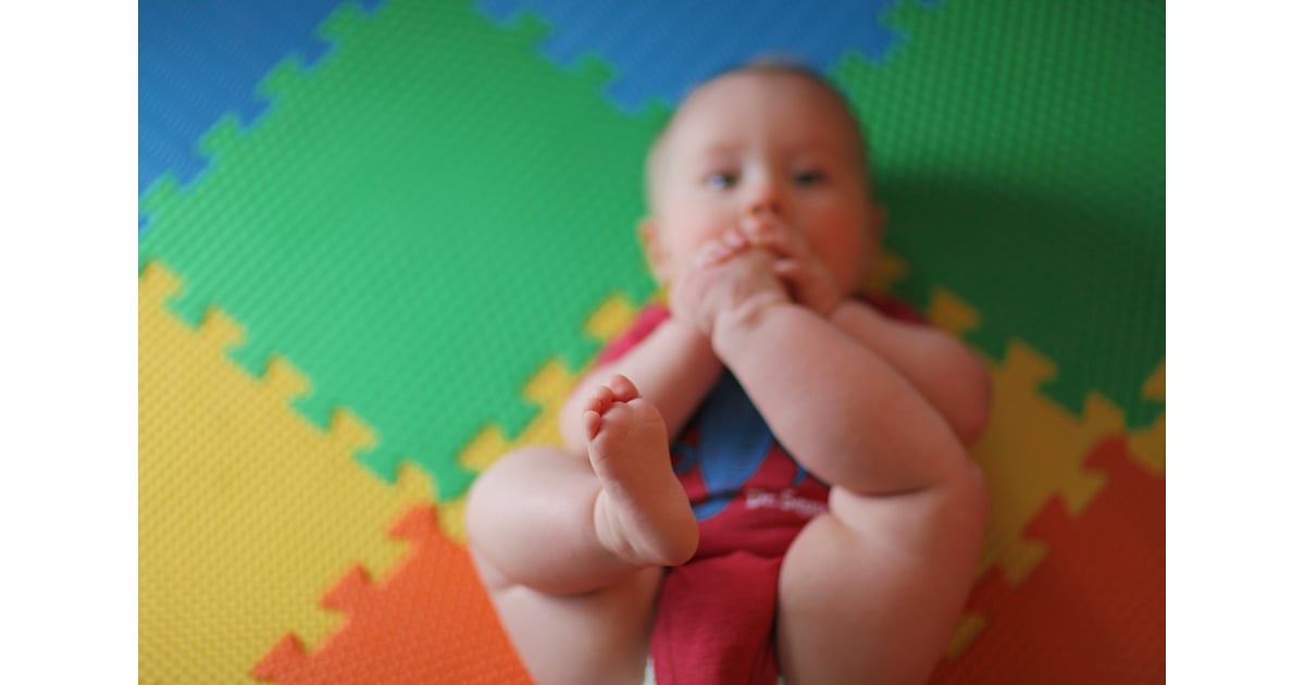 Do a bicycle exercise with gassy babies. Newborn Parenting Hacks