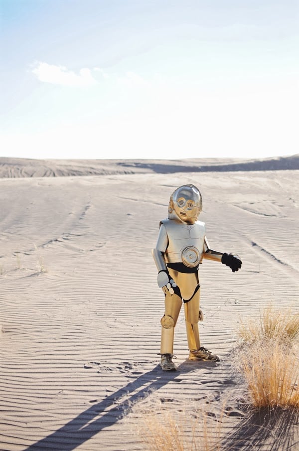 Homemade C-3PO costume