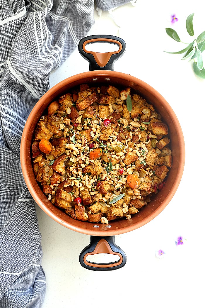 Crunchy Cranberry and Butternut Squash Stuffing