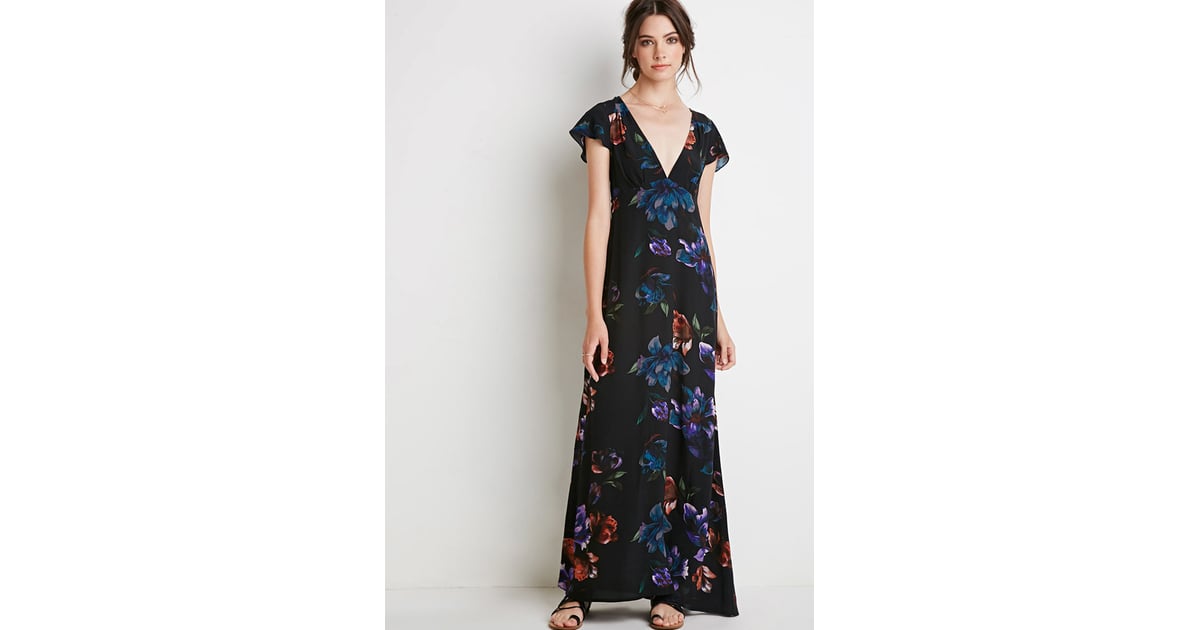 Forever 21 Floral Print Maxi Dress ($28) | Jennifer Aniston Wearing ...