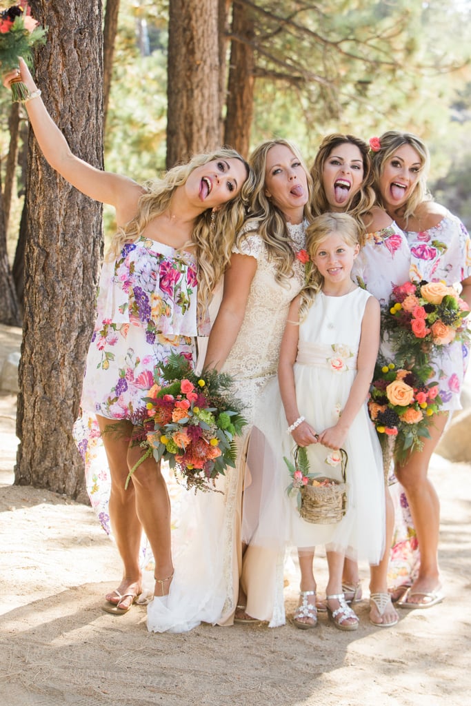 Colorful Lake Tahoe Wedding