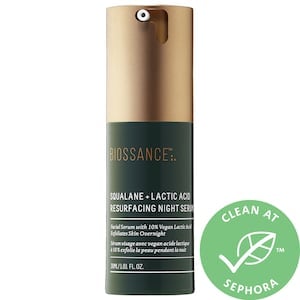 Biossance Squalane + 10% Lactic Acid Resurfacing Night Serum