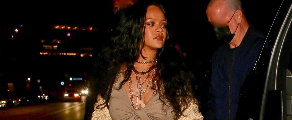 Rihanna Welcomes Fall in the Perfect Chunky Cardigan — With a Sexy Twist