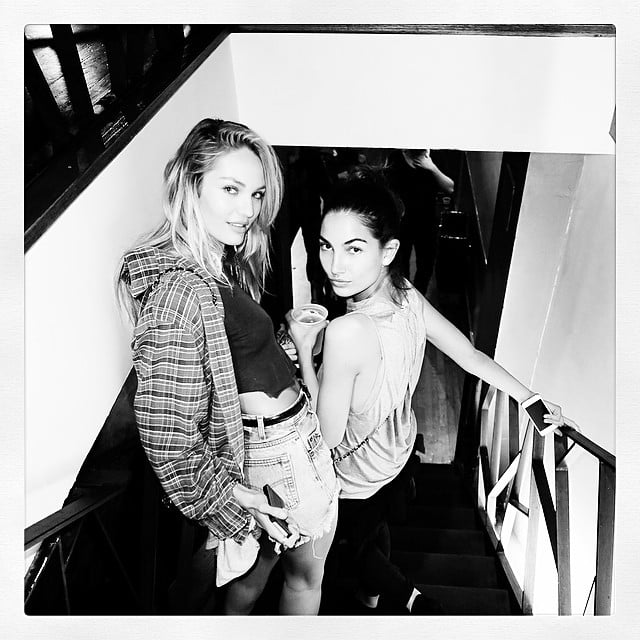 Candice Swanepoel spent time with fellow Victoria's Secret Angel Lily Aldridge.
Source: Instagram user lilyaldridge