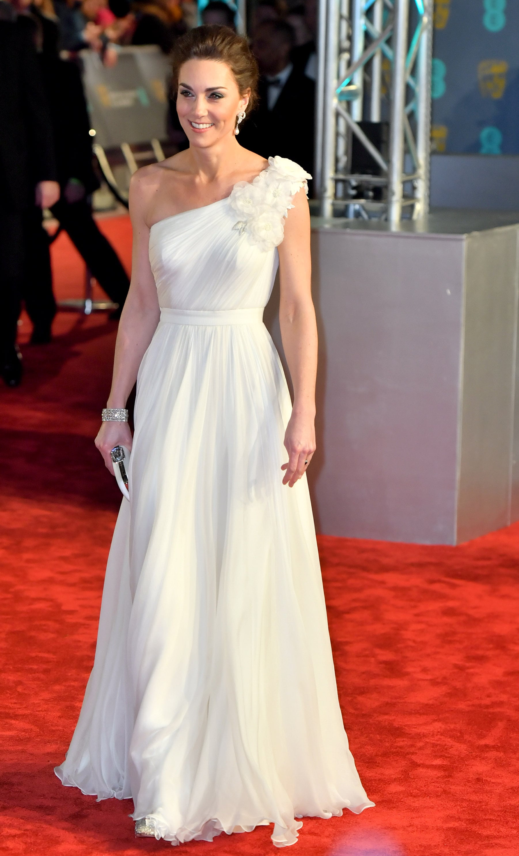 Kate Middleton's White Dress at the BAFTA Awards 2019 POPSUGAR Fashion