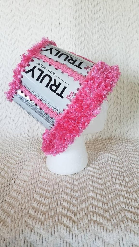 Truly Rosé Handmade Crochet Beer Can Hat