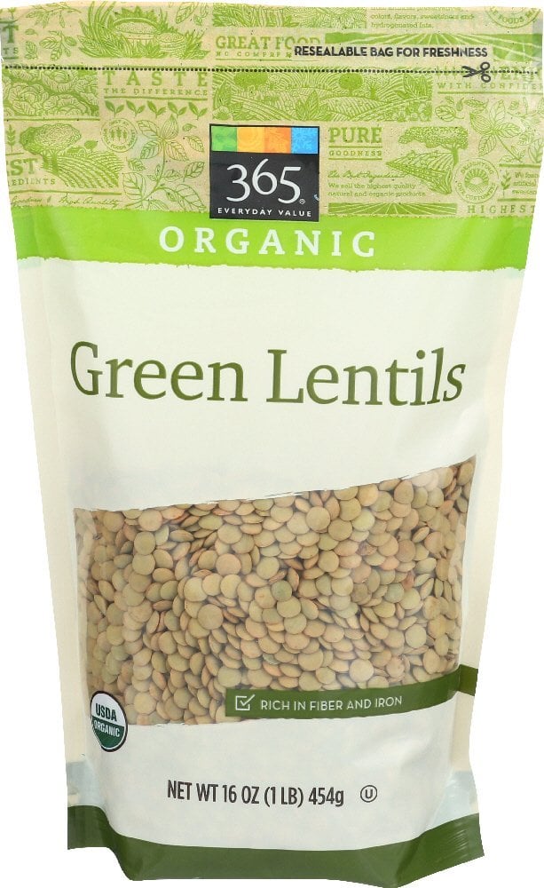 Organic Green Lentils