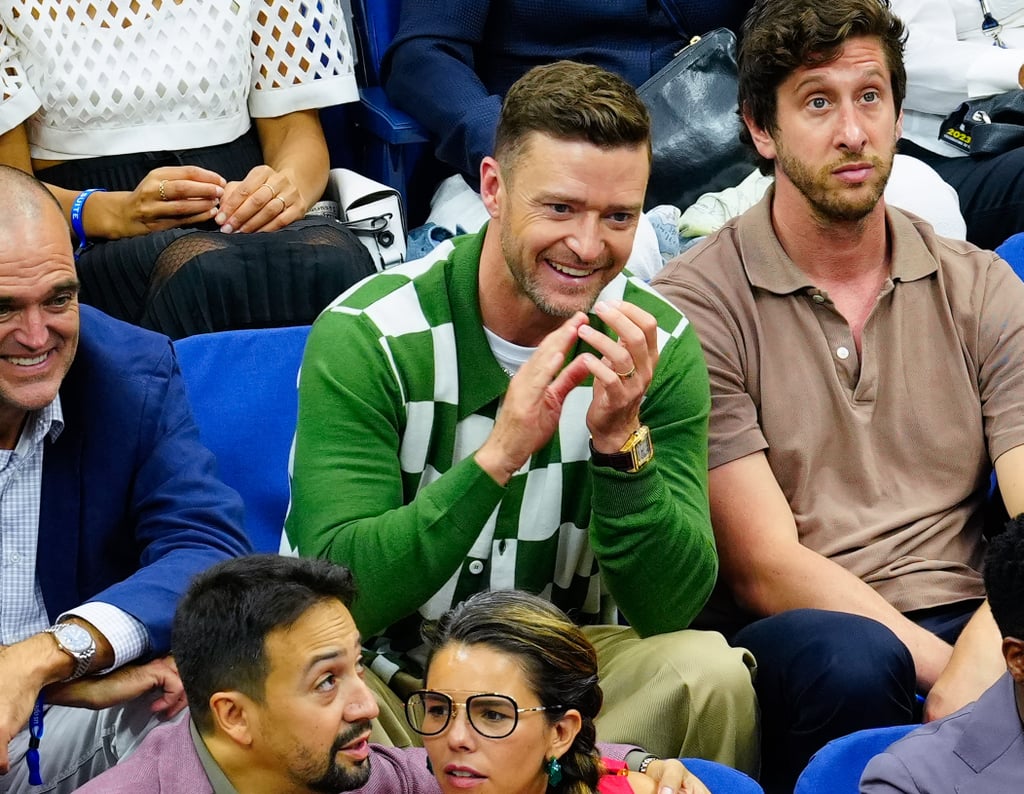 Justin Timberlake at the US Open on Sept. 10.
