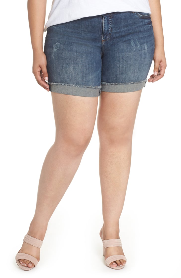Kut from the Kloth Catherine Boyfriend Cutoff Shorts Denim Shorts by Body Type POPSUGAR