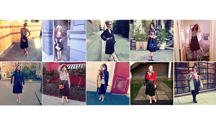 10 Ways to Wear a Midi Skirt!