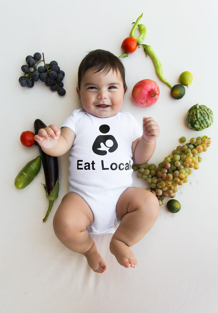 Mom's Weekly Photo Shoot of Punny Onesies