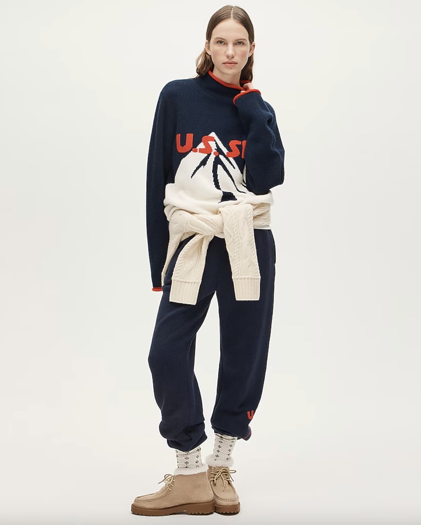 U.S. Ski and Snowboard by J.Crew Alps Rollneck and Trade Sweater ($198)
You'll feel like a (very comfortable) team player in this sweater. It's heavy enough to keep you warm and soft enough that you'll never want to take it off. It's just as chic at a watch party as it is at a snowy weekend getaway.