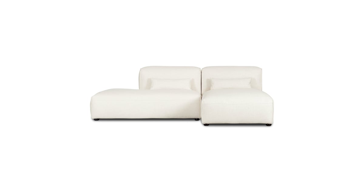 Poly & Bark Infina Modular 2 Piece Sofa Best Comfortable Cloud Sofas