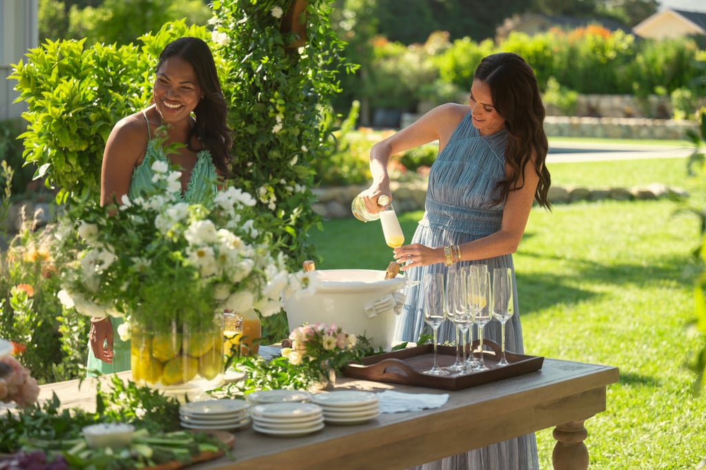 Meghan Markle's Blue Gown in Love, Meghan, Episode 108