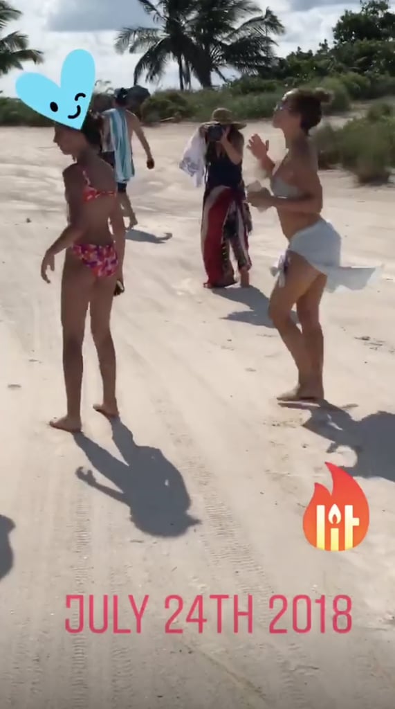 J Lo Showed Off Her Dance Moves on the Beach