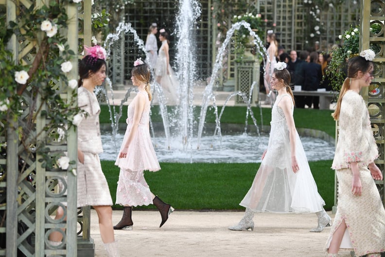 The Chanel Couture Show Took Place in Karl Lagerfeld's French Gardens