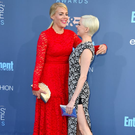 Busy Philipps and Michelle Williams at 2017 Critics' Choice
