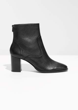 & Other Stories Heeled Ankle Boots