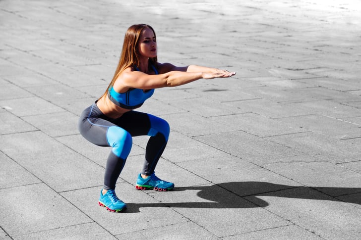 Squat Bodyweight Exercises Popsugar Fitness Photo