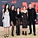 Matt Damon and Luciana Barroso Match With Their Daughters at the 