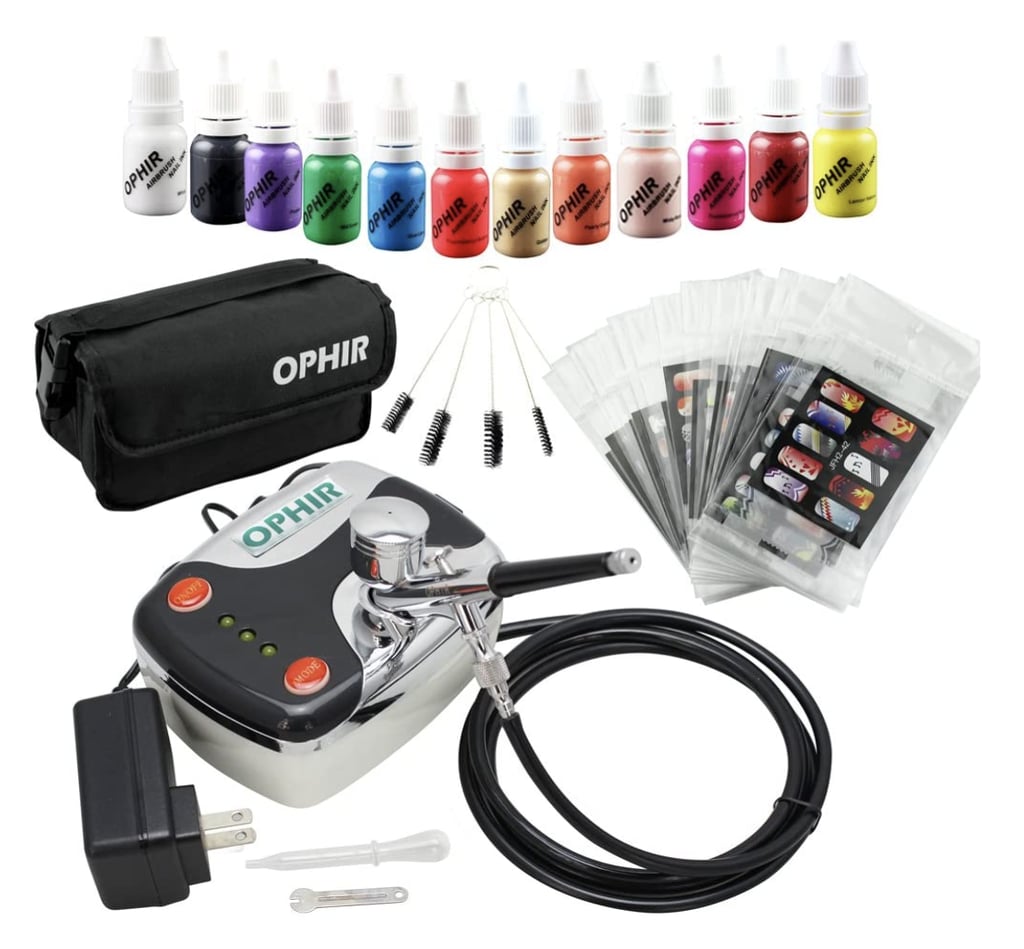 OPHIR Nail Ink Airbrushing Kit