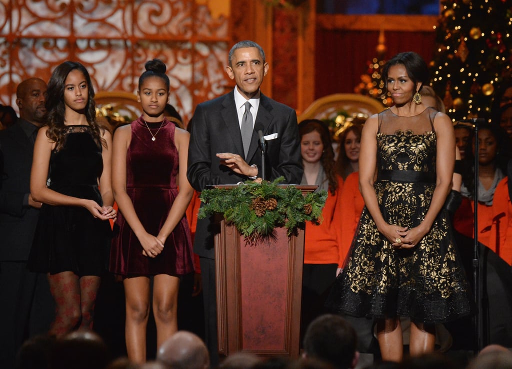 Malia and Sasha Obama Bridesmaid Style