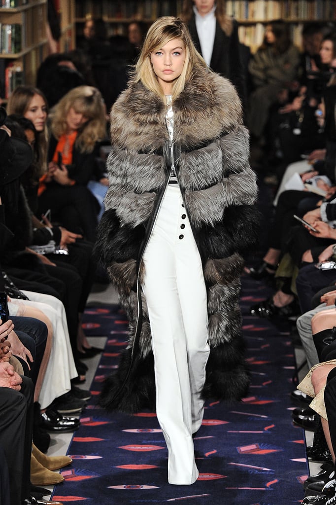 At Sonia Rykiel, Gigi Channeled Sophisticated Glamour