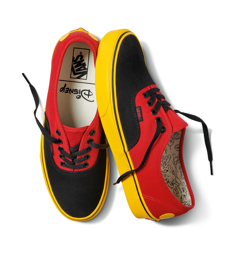 Disney x Vans Authentic in Mickey Mouse/Red/Yellow