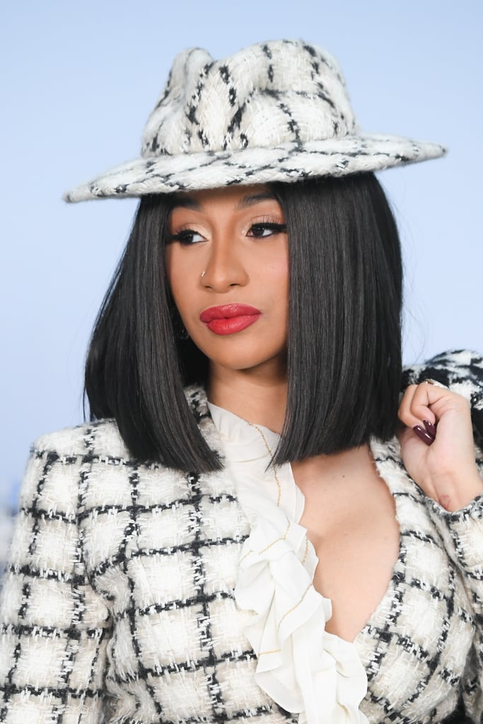 Cardi B at Chanel Spring/Summer 2020 Show | Cardi B in Head-to-Toe ...