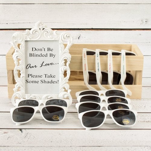 Personalized Plastic Sunglasses