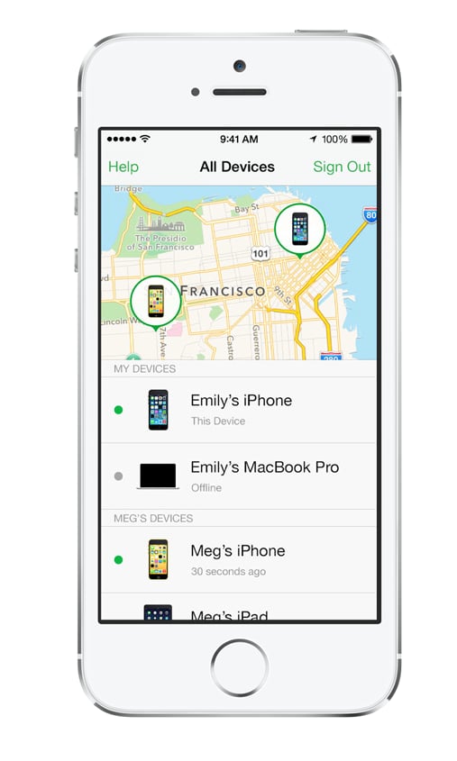 Find Family's Lost Devices