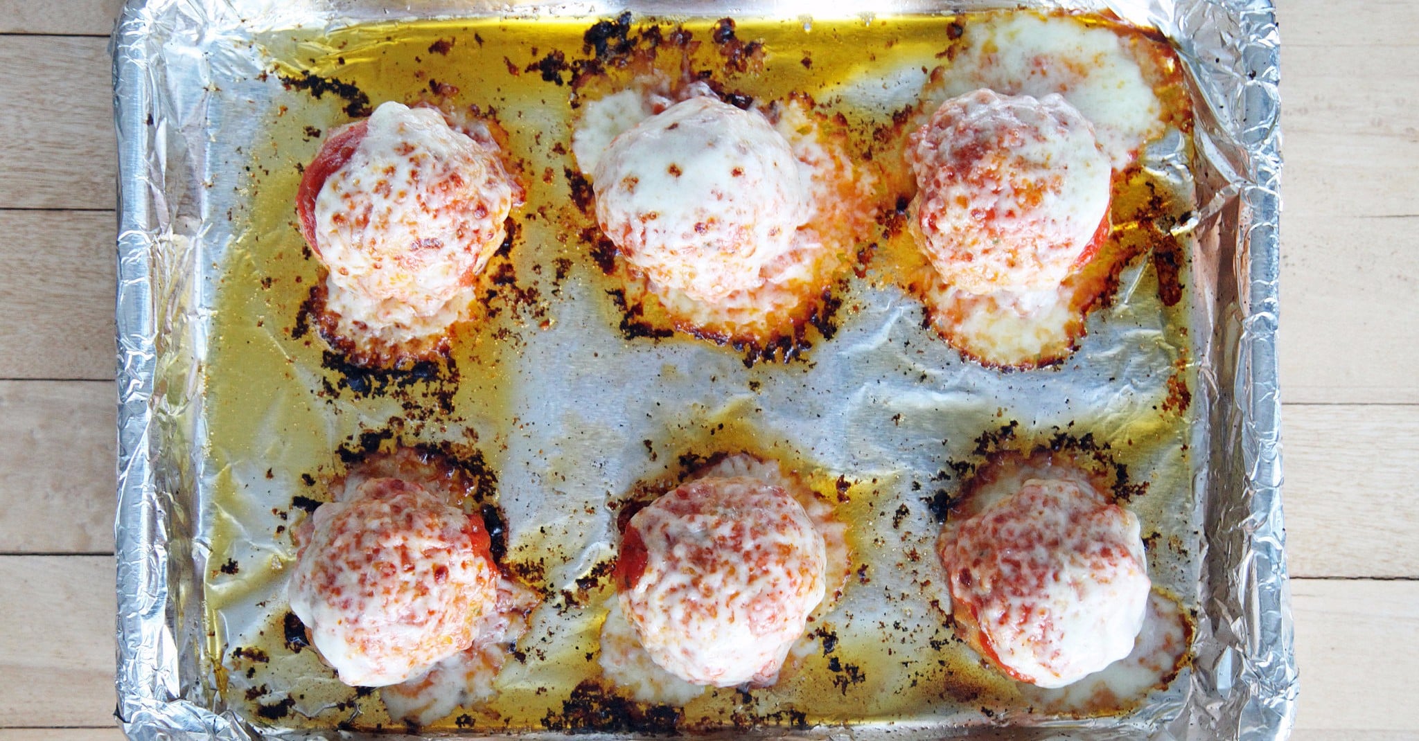 Alton Brown's Chicken Parmesan Meatballs POPSUGAR Food