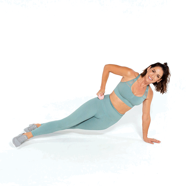 Dumbbell Side Plank With Hip Dip