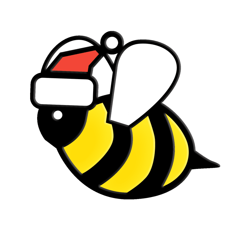 Bee Yoncé Enamel Ornament